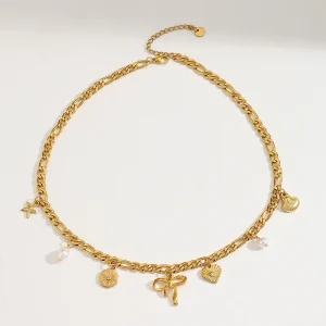 necklace with charms