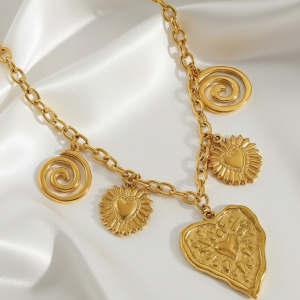 necklace with charms
